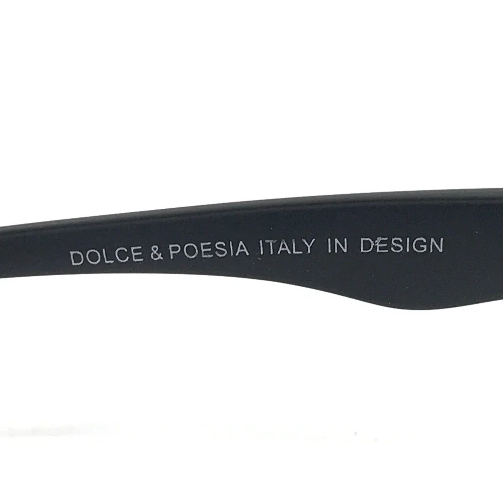 Dolce & Poesia Eyeglasses Frames 3108 37 M. Blk Matte Black Rectangle 55-16-140